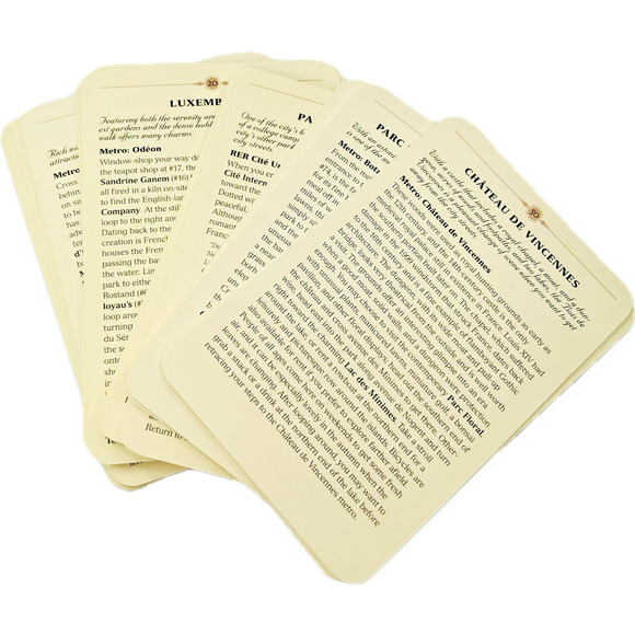 City Walks: Paris 50 Adventures on Foot Flashcards by Christina Henry de Tessan - Picture 6 of 9